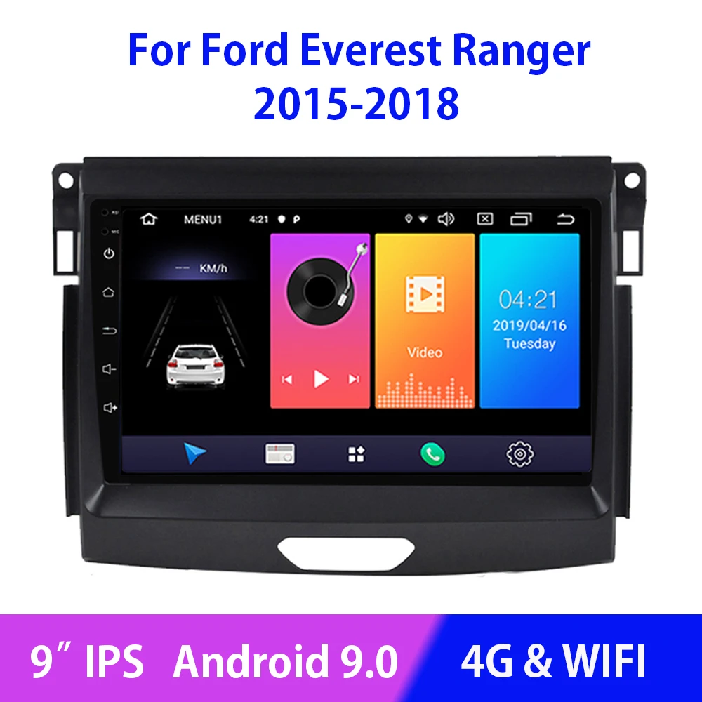 Android 9.0 WIFI 4G Car Radio Multimedia Player For Ford Everest Ranger T7 2015 2016 2017 2018 IPS 9" Full Touchscreen Carplay
Android 9.0 WIFI 4G Car Radio Multimedia Player For Ford Everest Ranger T7 2015 2016 2017 2018 IPS 9" Full Touchscreen Carplay