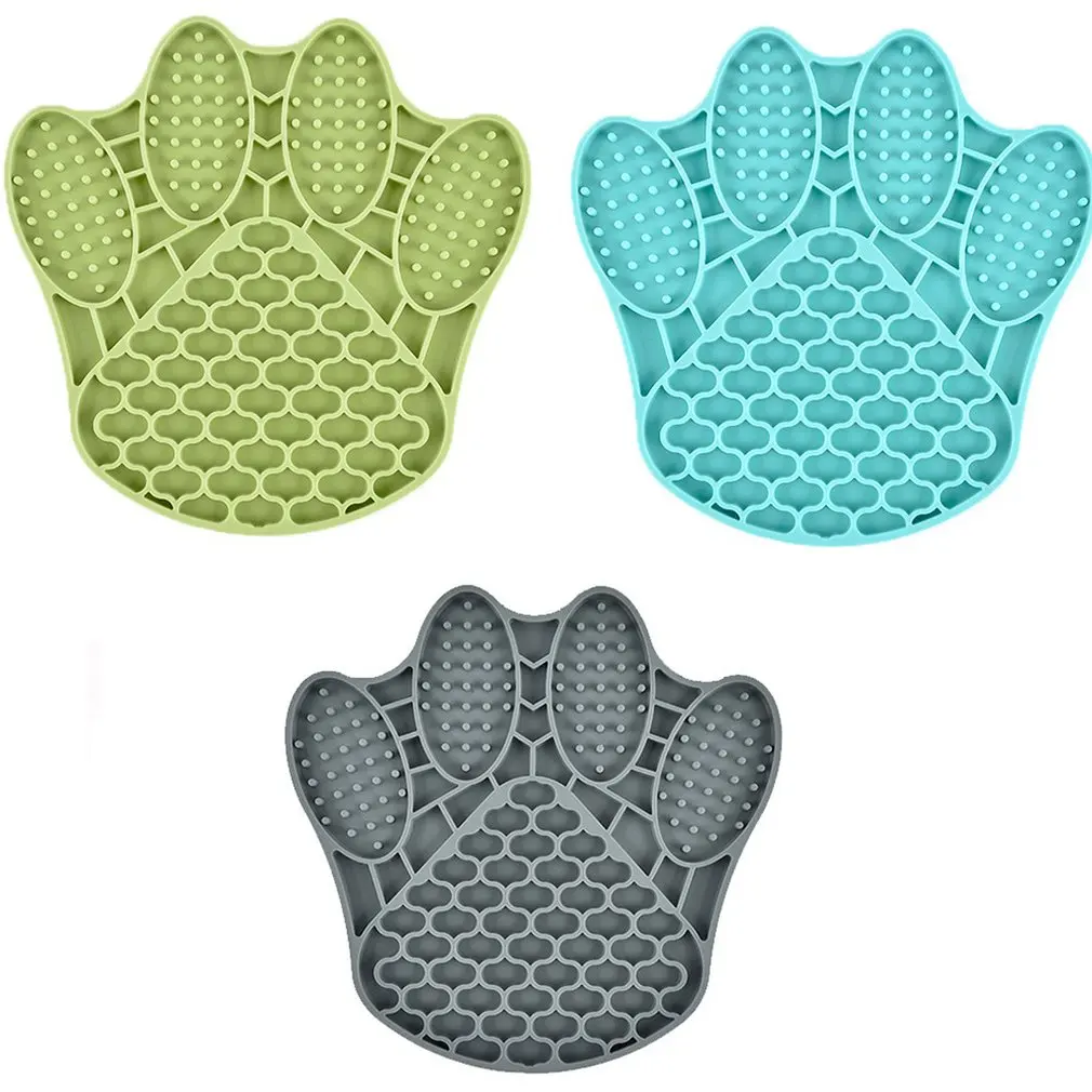 Pet Dog Feeding Slow Food Bowl Claw-shaped Dispensing Mat Feed Plate Silicone Dog Lick Pad Safe No-Toxic Training Plate
Pet Dog Feeding Slow Food Bowl Claw-shaped Dispensing Mat Feed Plate Silicone Dog Lick Pad Safe No-Toxic Training Plate