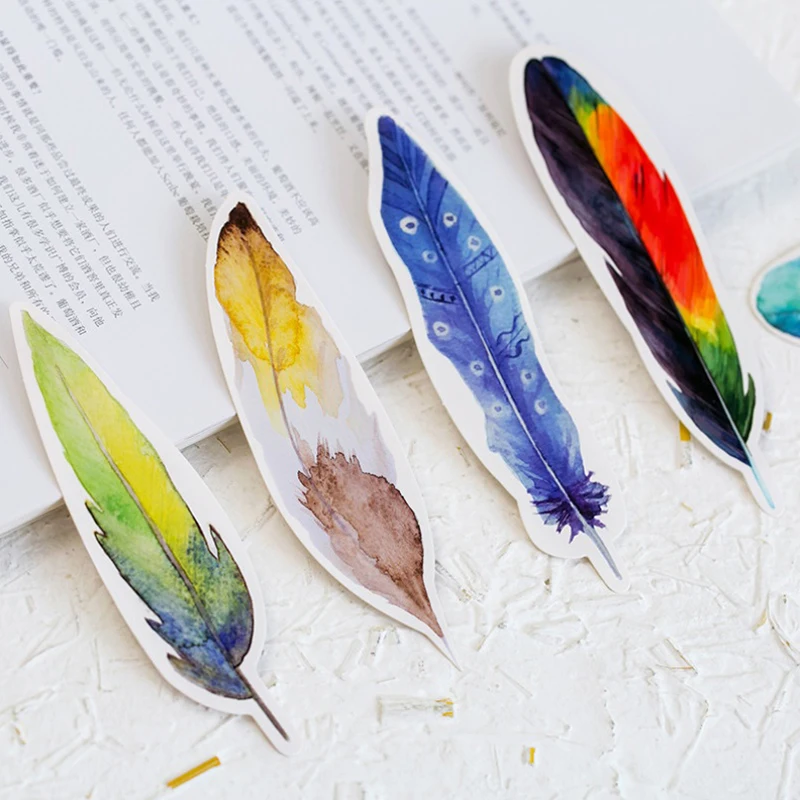 30Pcs Feather Paper Bookmark Stationery Bookmarks Book Clip Office Accessories
30Pcs Feather Paper Bookmark Stationery Bookmarks Book Clip Office Accessories