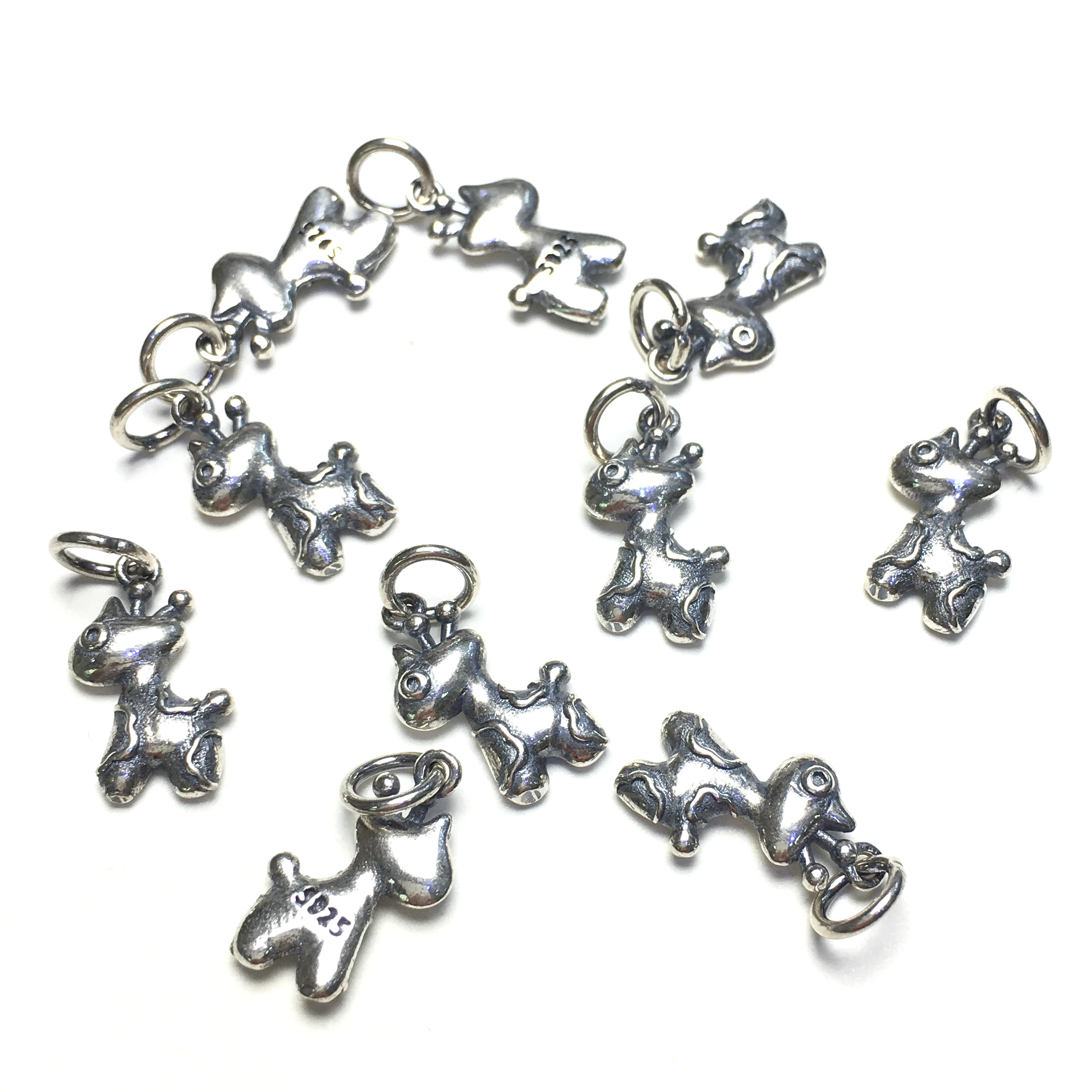 10x15mm 10pcs 925 Sterling Silver Charm or Spacer DIY Finding, Fashion Silver Spacer Beads Accessories Jewelry Design & Making
10x15mm 10pcs 925 Sterling Silver Charm or Spacer DIY Finding, Fashion Silver Spacer Beads Accessories Jewelry Design & Making