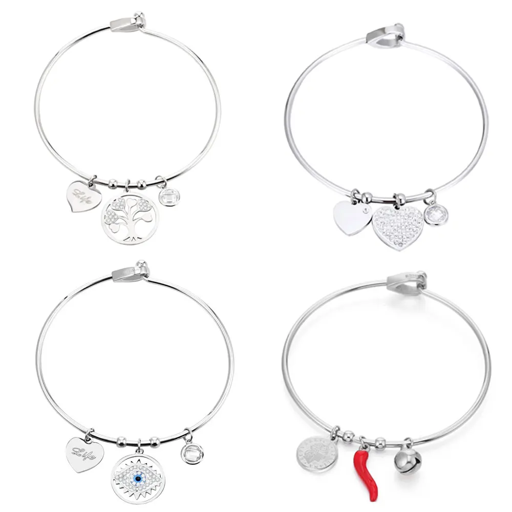 Stainless Steel Evil Eye Red Chili Pepper Charms Bracelet For Women Tree Of Life Heart Pulsera Girls Party Jewelry Gift 2020
Stainless Steel Evil Eye Red Chili Pepper Charms Bracelet For Women Tree Of Life Heart Pulsera Girls Party Jewelry Gift 2020
