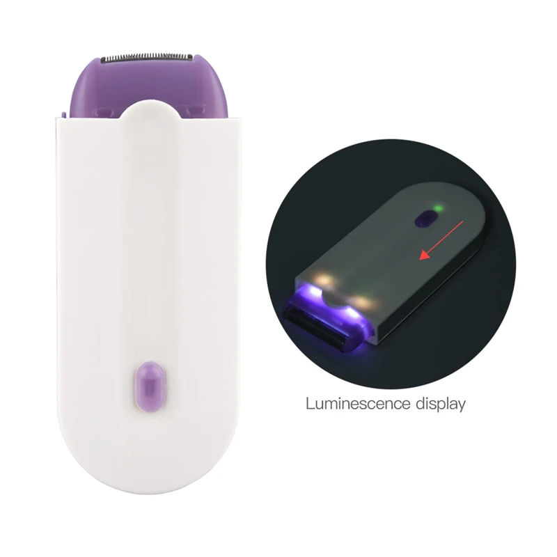 Women's Underarm Laser Painless Flawless Hair Remover Electric Double-head Blue Epilator Home Rechargeable Laser Epilator
Women's Underarm Laser Painless Flawless Hair Remover Electric Double-head Blue Epilator Home Rechargeable Laser Epilator