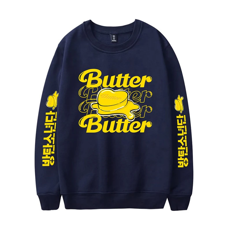 Kpop Album Butter Sweatshirt Pullover Men Women Capless Long Sleeve O-neck Harajuku Hoodies White Black Tops
Kpop Album Butter Sweatshirt Pullover Men Women Capless Long Sleeve O-neck Harajuku Hoodies White Black Tops