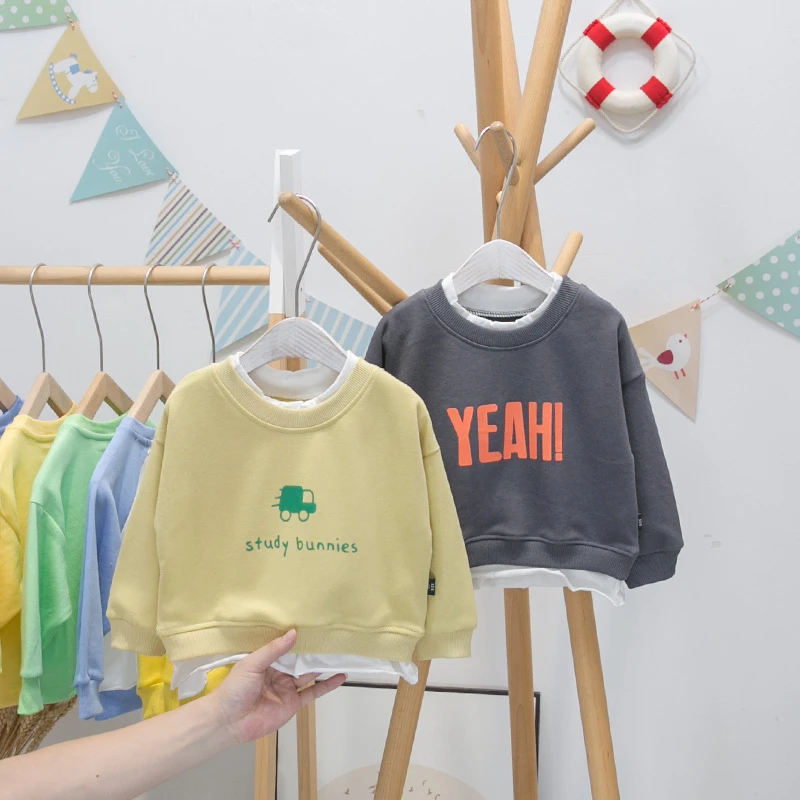 Kids New Arrival Sweatshirts 2020 Autumn Boys Casual Loose Letter Print Hoodies 2 3 4 5 Y Toddler Fake Two Sweatshirt Child Tops
Kids New Arrival Sweatshirts 2020 Autumn Boys Casual Loose Letter Print Hoodies 2 3 4 5 Y Toddler Fake Two Sweatshirt Child Tops