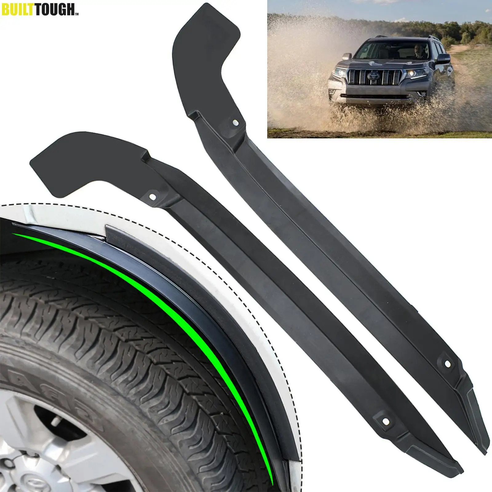 2x Car Rear Wheel Mud Flaps For Toyota Land Cruiser Prado J150 Lexus GX460 2010-2021 Mudflaps Splash Guards Mudguard Fender
2x Car Rear Wheel Mud Flaps For Toyota Land Cruiser Prado J150 Lexus GX460 2010-2021 Mudflaps Splash Guards Mudguard Fender