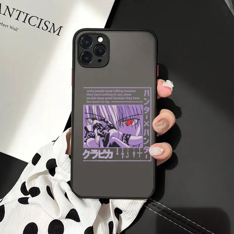 Hunter X Killua Zoldyck Anime Phone Case matte transparent For iphone 7 8 11 12 plus mini x xs xr pro max cover
Hunter X Killua Zoldyck Anime Phone Case matte transparent For iphone 7 8 11 12 plus mini x xs xr pro max cover