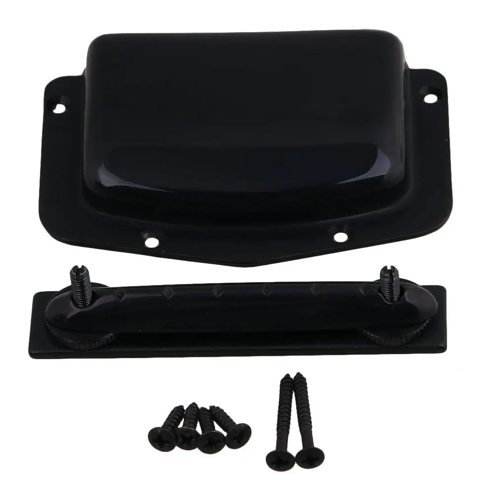 85.7 x 17mm Zinc Alloy Black Adjustable Fixed Electric Guitar Bridge Cover Plate with Cover Plate
85.7 x 17mm Zinc Alloy Black Adjustable Fixed Electric Guitar Bridge Cover Plate with Cover Plate