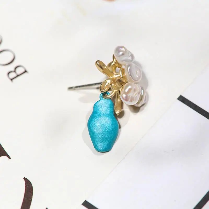 Women Earring Fashion Vintage Jewelry Flower Flowerpot Natural Irregular Pearl Stud Earrings Accessories 925 sliver needle
Women Earring Fashion Vintage Jewelry Flower Flowerpot Natural Irregular Pearl Stud Earrings Accessories 925 sliver needle
