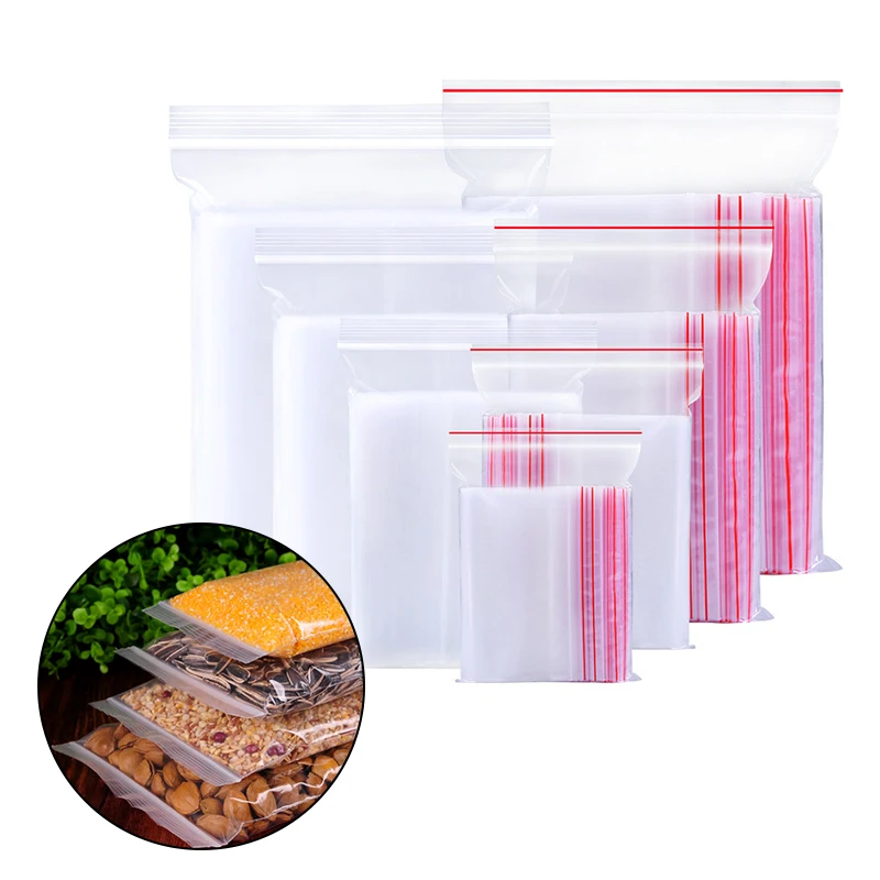 100pcs/lot Transparent Sealed Bags Self Sealing Bags Waterproof And Moisture-proof Plastic Bags Food Storage Bags
100pcs/lot Transparent Sealed Bags Self Sealing Bags Waterproof And Moisture-proof Plastic Bags Food Storage Bags