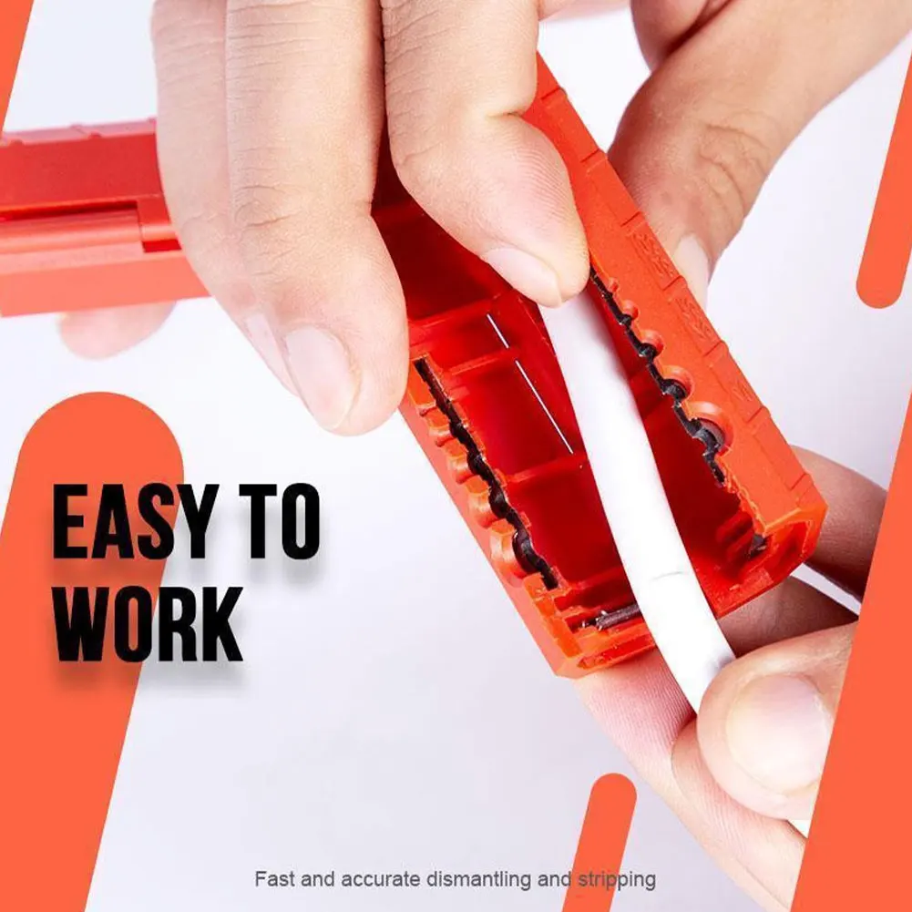 Wire Demolisher Mini Crimping Tool Portable Stripper Crimper Plier Wire Stripper Rotating Stripping Tool Cable Stripping
Wire Demolisher Mini Crimping Tool Portable Stripper Crimper Plier Wire Stripper Rotating Stripping Tool Cable Stripping