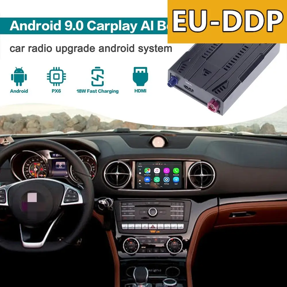 Carplay Ai Box Car Radio Upgrade Android Auto For Mercedes Benz SLK SL SLC Class R172 2017-2020 Stereo Smart Multimedia Player
Carplay Ai Box Car Radio Upgrade Android Auto For Mercedes Benz SLK SL SLC Class R172 2017-2020 Stereo Smart Multimedia Player