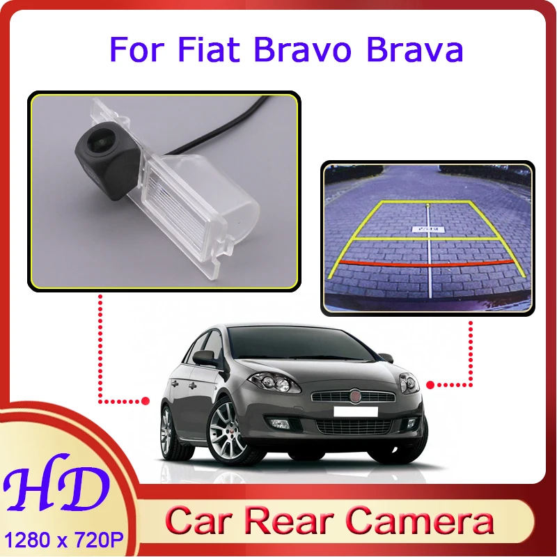 Автомобильная камера заднего вида «рыбий глаз» для Fiat Bravo Brava 2007 ~ 2016 ночное видение HD Водонепроницаемая камера заднего вида 720P автомобильна...
Автомобильная камера заднего вида «рыбий глаз» для Fiat Bravo Brava 2007 ~ 2016 ночное видение HD Водонепроницаемая камера заднего вида 720P автомобильна...