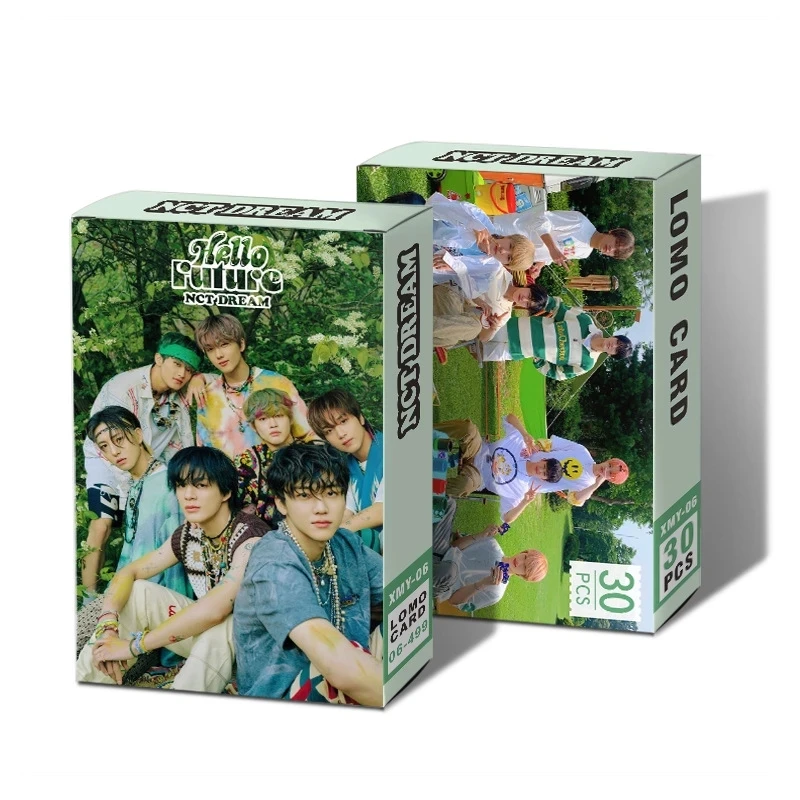 30pcs/set Kpop NCT DREAM Lomo cards Hello Future album photo cards high quality HD for fans collection New arrivals
30pcs/set Kpop NCT DREAM Lomo cards Hello Future album photo cards high quality HD for fans collection New arrivals
