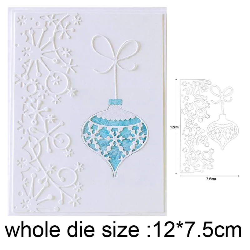 Christmas Ornament Snowflake Metal Cutting Dies Scrapbooking Stencils DIY Album Card Decor Embossing Die Cut Craft Dies 2020 NEW
Christmas Ornament Snowflake Metal Cutting Dies Scrapbooking Stencils DIY Album Card Decor Embossing Die Cut Craft Dies 2020 NEW