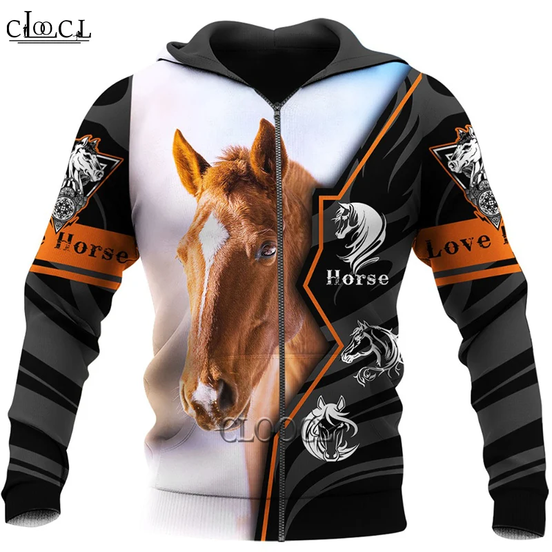 CLOOCL Popular Hip Hop Animal Beautiful Horse Fashion Autumn Men Women Zipper Hoodies 3D Print Funny Harajuku Pullover Tops
CLOOCL Popular Hip Hop Animal Beautiful Horse Fashion Autumn Men Women Zipper Hoodies 3D Print Funny Harajuku Pullover Tops