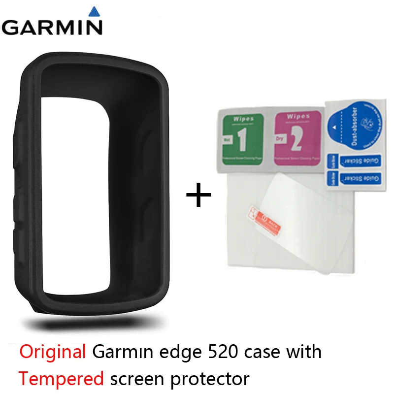 Оригинальный чехол Garmin Edge 520 Plus с защитной пленкой для экрана GPS