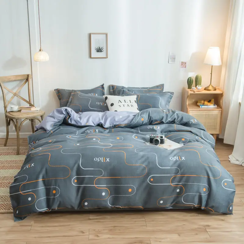 Spring and Autumn Single Dormitory Four-piece Student Bedding Double Four-piece Aloe Cotton Sanding bedding set
Spring and Autumn Single Dormitory Four-piece Student Bedding Double Four-piece Aloe Cotton Sanding bedding set