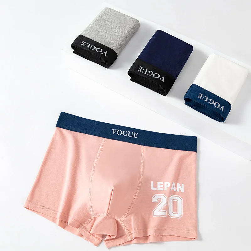 4 boxed men's underwear plain pants pure cotton boys large loose breathable silver ion antibacterial four corner pants head
4 boxed men's underwear plain pants pure cotton boys large loose breathable silver ion antibacterial four corner pants head