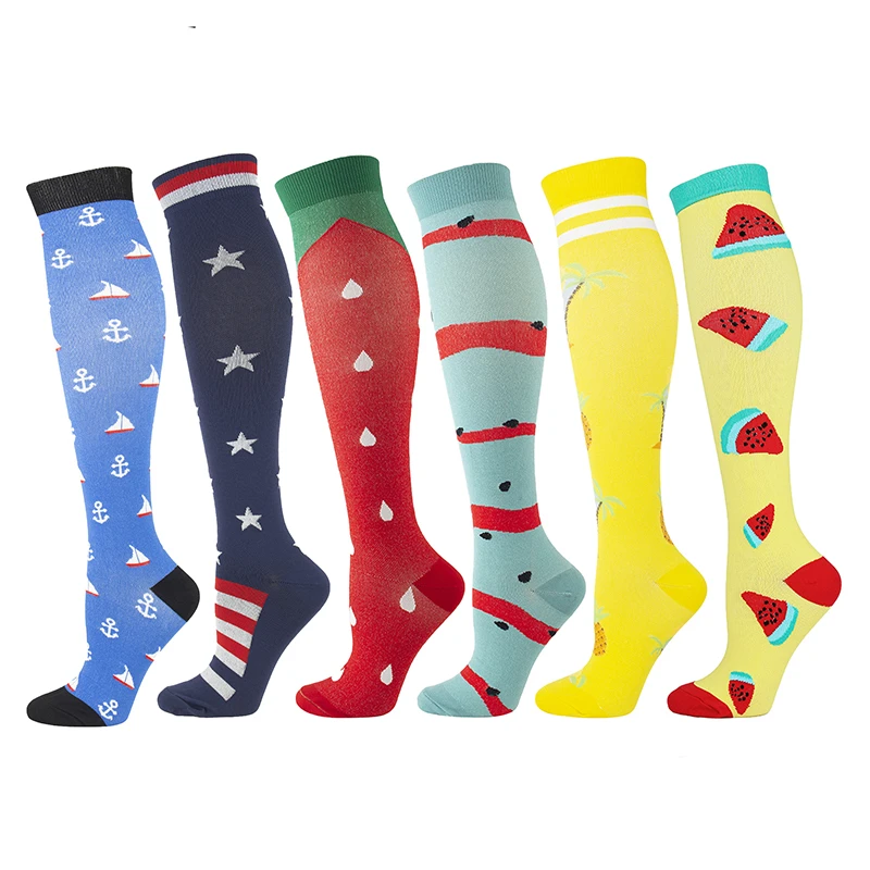 24 Styles Unisex Compression Socks Funny Pattern Fruit Star Stripe Cat Black Socks Outdoor Cycling Long Pressure Stockings High
24 Styles Unisex Compression Socks Funny Pattern Fruit Star Stripe Cat Black Socks Outdoor Cycling Long Pressure Stockings High