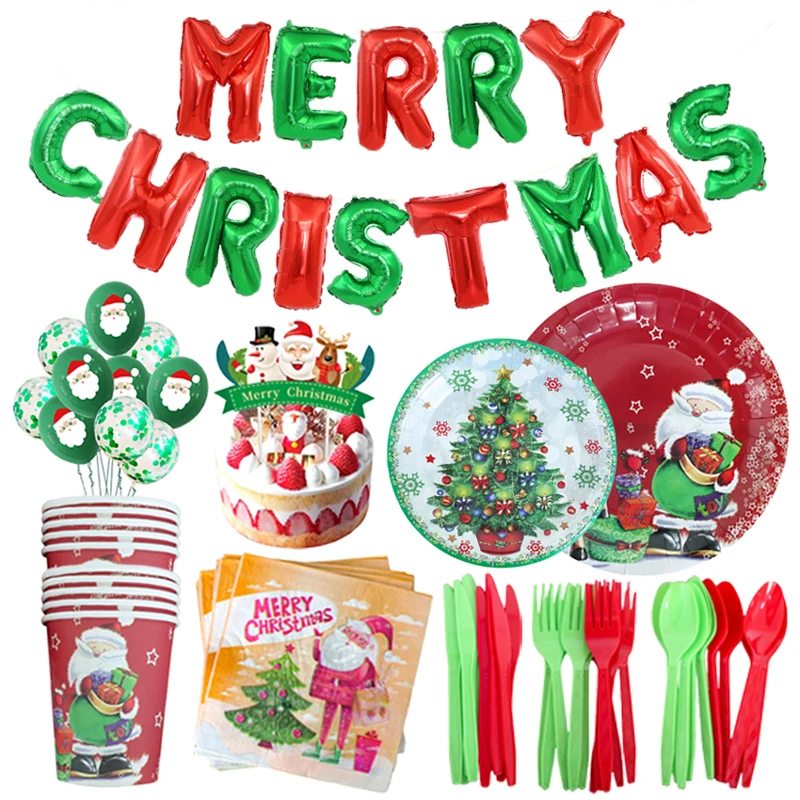 Happy Birthday Party Decorations Merry Christmas Tableware Set Birthday Party Decoration Kids Baby Shower Party Ballons
Happy Birthday Party Decorations Merry Christmas Tableware Set Birthday Party Decoration Kids Baby Shower Party Ballons