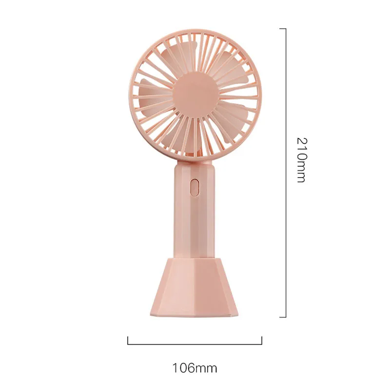 Mini Handheld Fan Portable Rechargeable Battery Operated Cooling Desktop with Base 3 Modes for Home Office Travel Outdoor 
Mini Handheld Fan Portable Rechargeable Battery Operated Cooling Desktop with Base 3 Modes for Home Office Travel Outdoor