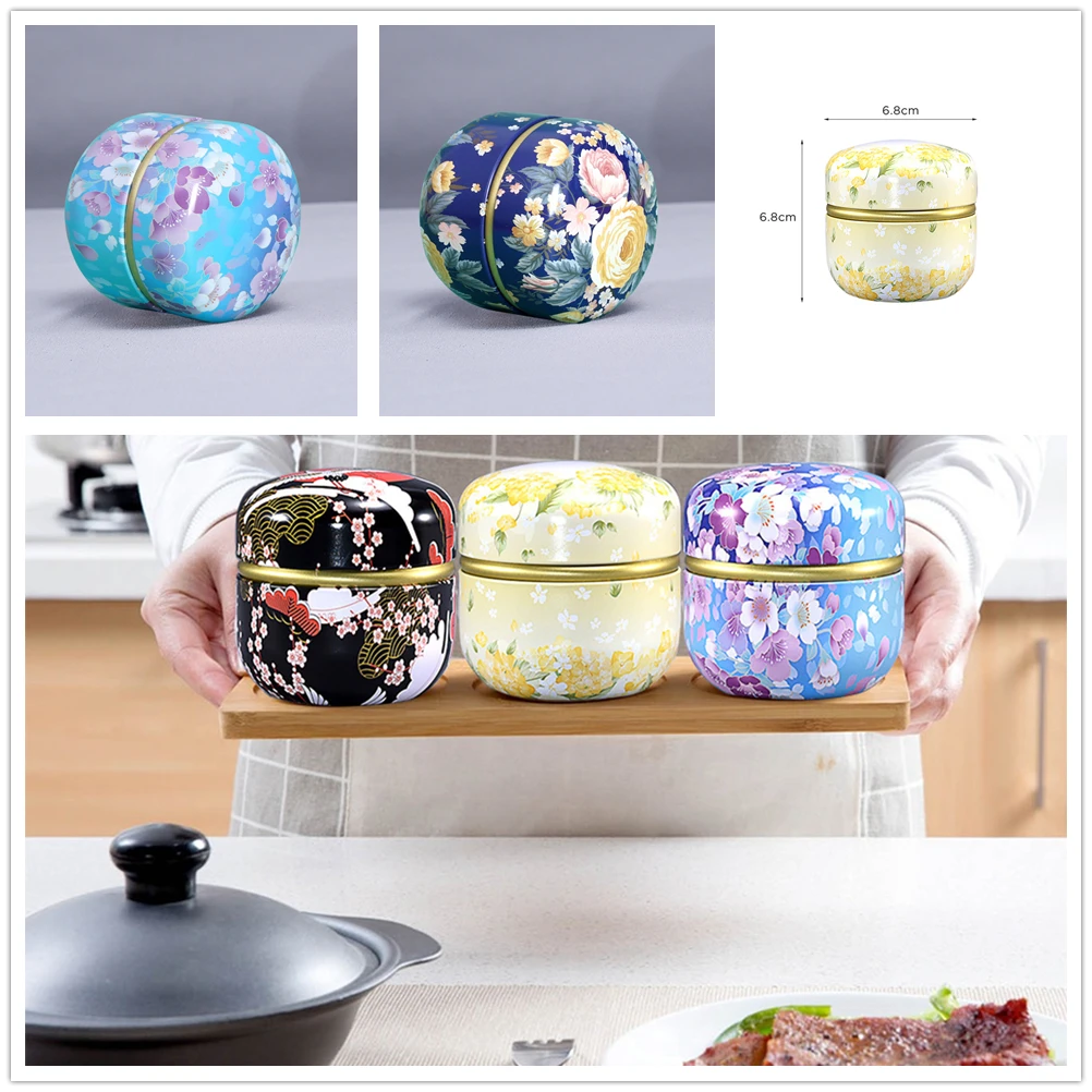 1Pc Mini Tea Storage Tin Container Tea Coffee Tins Flowers Pattern Food Storage Box For Herb Candy Chocolate Sugar Spices Candle
1Pc Mini Tea Storage Tin Container Tea Coffee Tins Flowers Pattern Food Storage Box For Herb Candy Chocolate Sugar Spices Candle