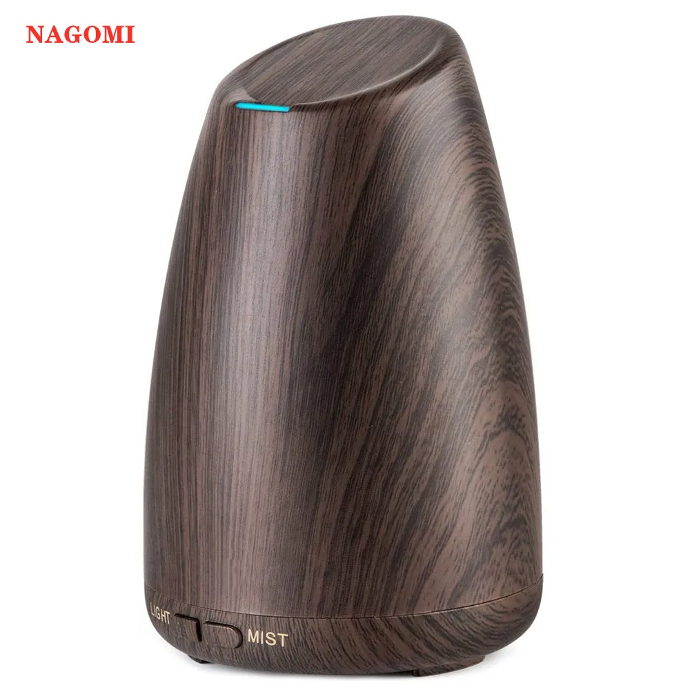 120ml Air Humuidifier Wood Grain Columnar Bottle Aroma Essential Oil Diffuser 7Color Light Change For Home Office
120ml Air Humuidifier Wood Grain Columnar Bottle Aroma Essential Oil Diffuser 7Color Light Change For Home Office