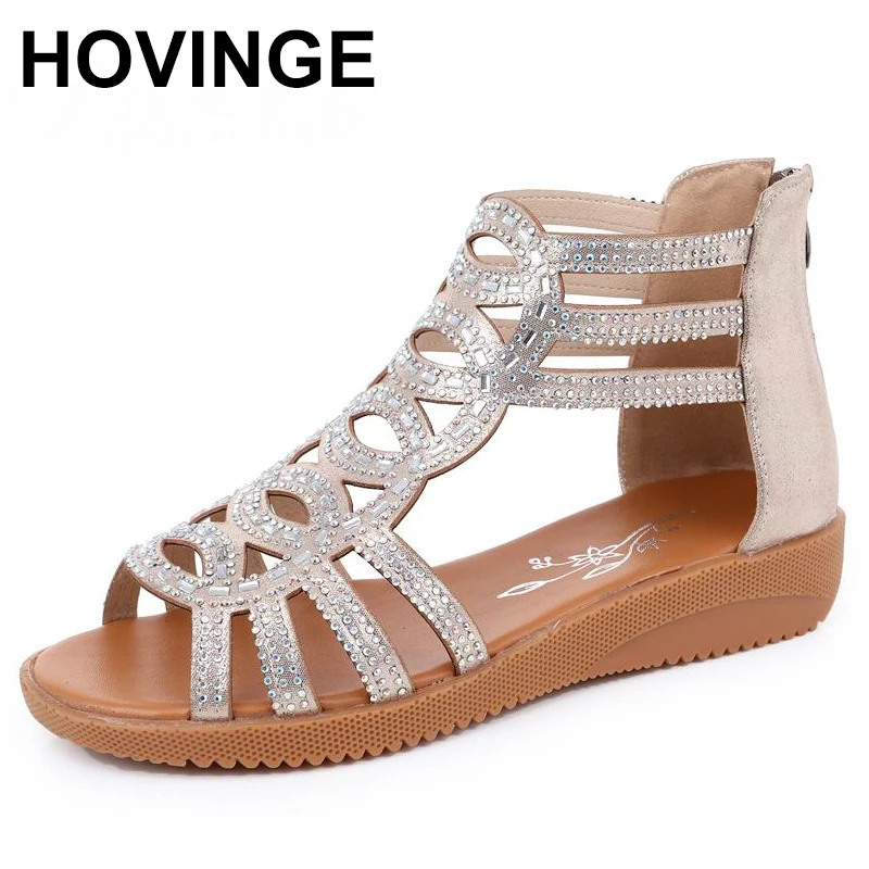 HOVINGE Sandals Women Sandalia Feminina 2020 Casual Flat Rome Summer Shoes Fashion Gladiator Sandals Women Sandalia Mujer
HOVINGE Sandals Women Sandalia Feminina 2020 Casual Flat Rome Summer Shoes Fashion Gladiator Sandals Women Sandalia Mujer