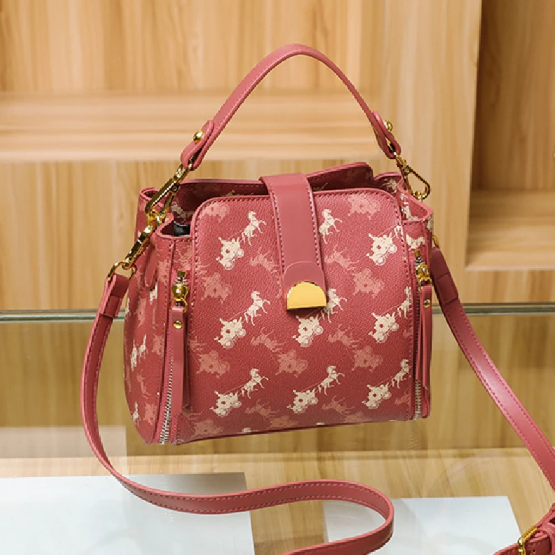 Bucket Bags for Women 2021 New Luxury Designer Brand Fashion Carriage Prints Single Shoulder Bags Ladies Boutique Dating Handbag
Bucket Bags for Women 2021 New Luxury Designer Brand Fashion Carriage Prints Single Shoulder Bags Ladies Boutique Dating Handbag