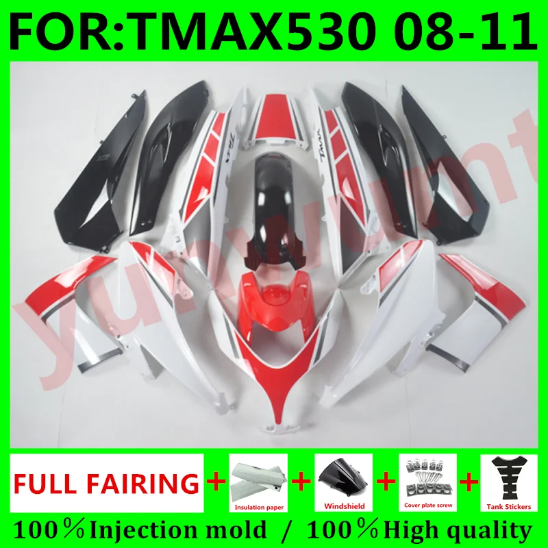 Новый комплект обтекателей для мотоцикла для TMAX500 Tmax 500 2008 2009 2010 T-MAX 08 09 10 11 tmax500 комплект обтекателей для кузова красный белый
Новый комплект обтекателей для мотоцикла для TMAX500 Tmax 500 2008 2009 2010 T-MAX 08 09 10 11 tmax500 комплект обтекателей для кузова красный белый