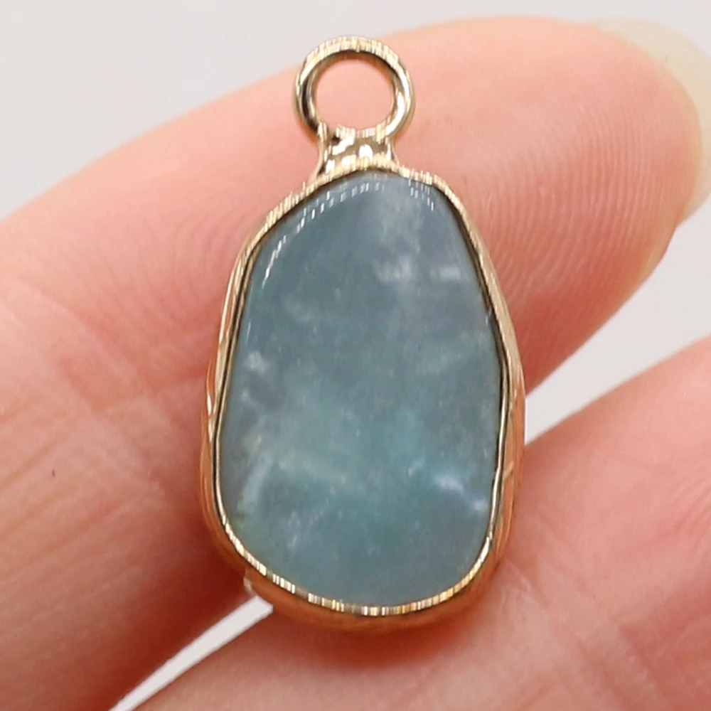 Natural Stone Gem Amazonite Pendant Bead Handmade Crafts DIY Necklace Bracelet Earring Jewelry Accessories Exquisite Gift Making
Natural Stone Gem Amazonite Pendant Bead Handmade Crafts DIY Necklace Bracelet Earring Jewelry Accessories Exquisite Gift Making