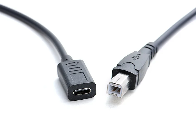 Тип C разъем USB 2 0 B Мужской кабель для передачи данных адаптер принтер мобильного