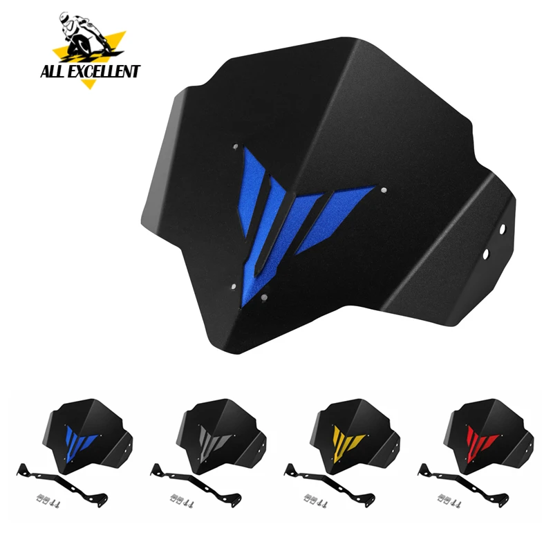 Лобовое стекло из алюминия для Yamaha MT 03 25 FZ лобовое переднего верхнего лобового