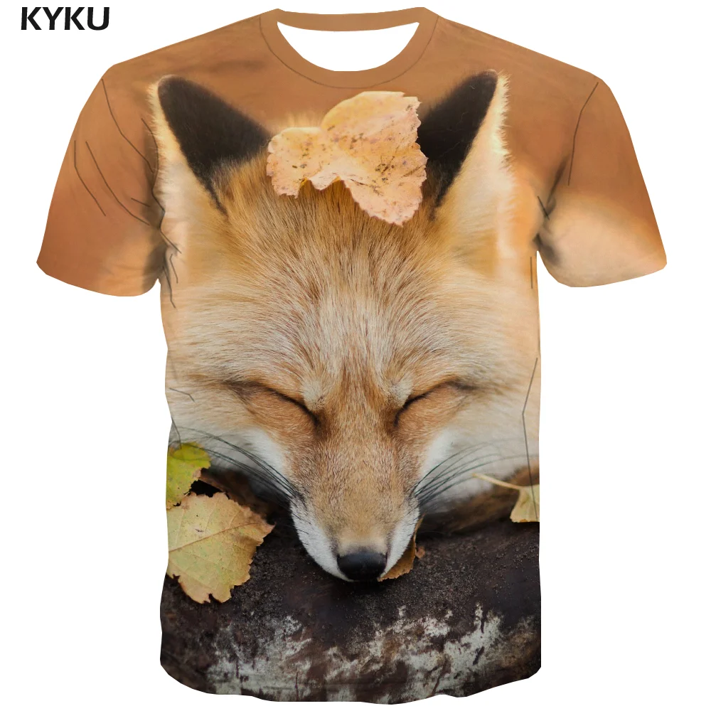 Мужская футболка KYKU, Повседневная футболка с 3D-принтом волка, лето 2019
Мужская футболка KYKU, Повседневная футболка с 3D-принтом волка, лето 2019
