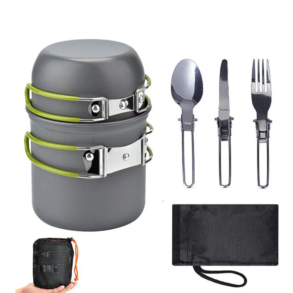 1 Set Outdoor Camping Tableware Kit Cookware Set Foldable Spoon Fork Knives Supplies Ultralight Aluminum Picnic Cooking Pots Set
1 Set Outdoor Camping Tableware Kit Cookware Set Foldable Spoon Fork Knives Supplies Ultralight Aluminum Picnic Cooking Pots Set