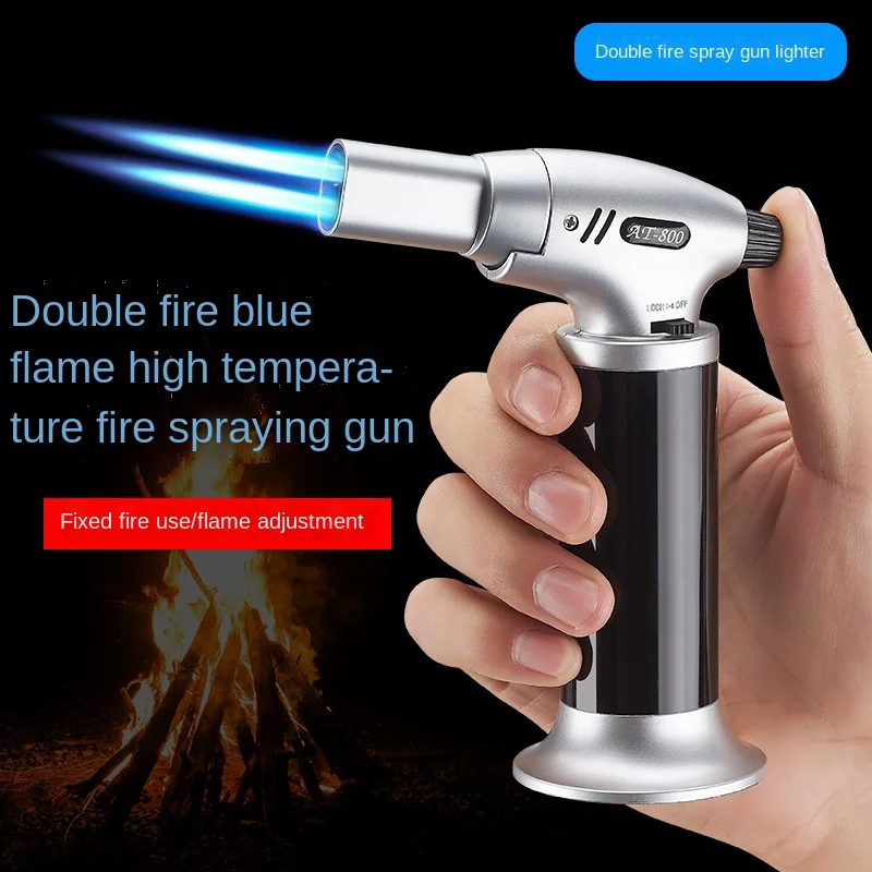 Spray Gun Double Flame Lighter Straight Torch Wind Torch Cermet High Temperature Welding Copper Aluminum Gas Welding Torch
Spray Gun Double Flame Lighter Straight Torch Wind Torch Cermet High Temperature Welding Copper Aluminum Gas Welding Torch