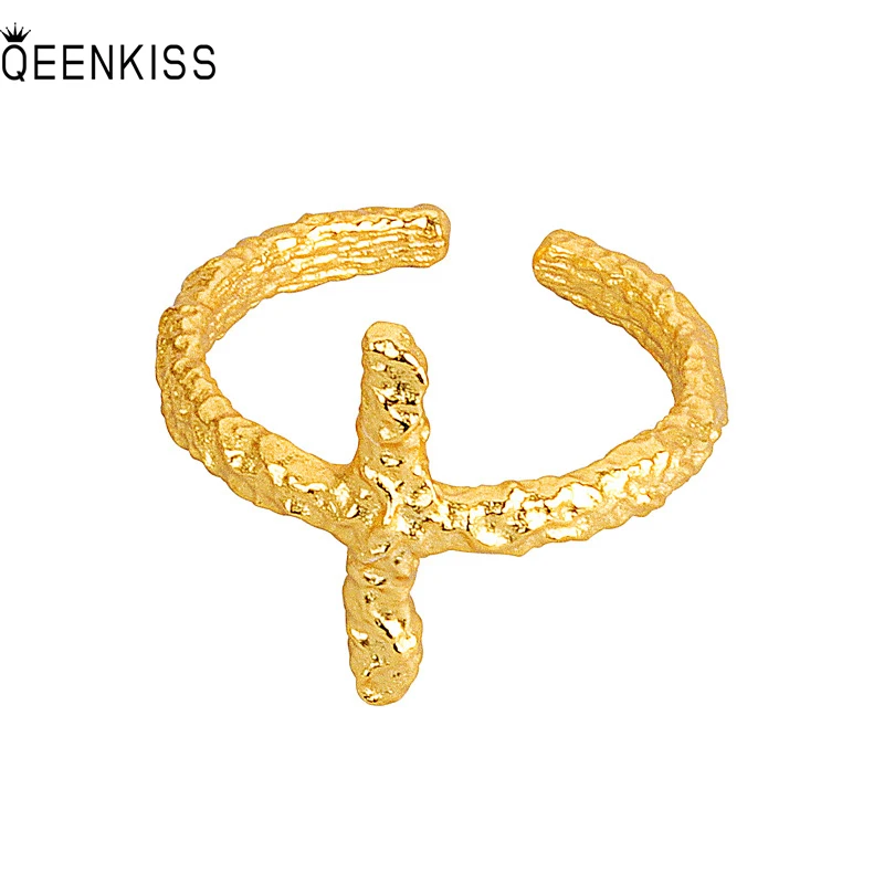 QEENKISS RG6436 Fine Jewelry Wholesale Fashion Woman Girl Birthday Wedding Gift Texture Cross 18KT Gold White Gold Open Ring
QEENKISS RG6436 Fine Jewelry Wholesale Fashion Woman Girl Birthday Wedding Gift Texture Cross 18KT Gold White Gold Open Ring
