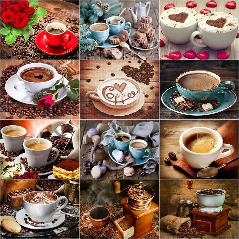 CHENISTORY DIY Diamond Painting Cocoa Kit Diamond Embroidery Full Drill Picture Of Rhinestone Coffee Semi-Finished Wall Decor Ar
CHENISTORY DIY Diamond Painting Cocoa Kit Diamond Embroidery Full Drill Picture Of Rhinestone Coffee Semi-Finished Wall Decor Ar