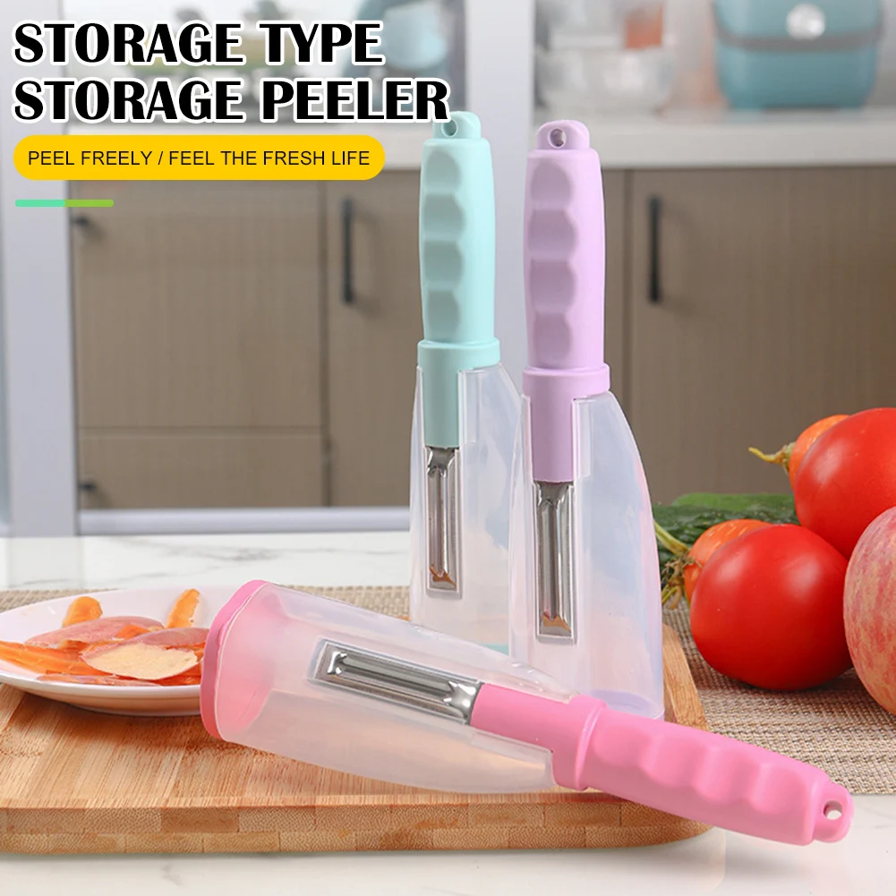 Vegetable Peeler with Container Potato Carrot Apple Shredders Kitchen Fruits Peeler Stainless Steel Slicer Peeling Knife Gadgets 
Vegetable Peeler with Container Potato Carrot Apple Shredders Kitchen Fruits Peeler Stainless Steel Slicer Peeling Knife Gadgets