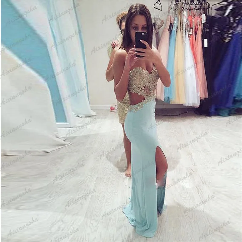 Jasmine Simple Evening Dresses Mermaid Ivory Appliques Beading Slit Cut-Out See Through Formal Party Gowns Vestidos De Noite
Jasmine Simple Evening Dresses Mermaid Ivory Appliques Beading Slit Cut-Out See Through Formal Party Gowns Vestidos De Noite