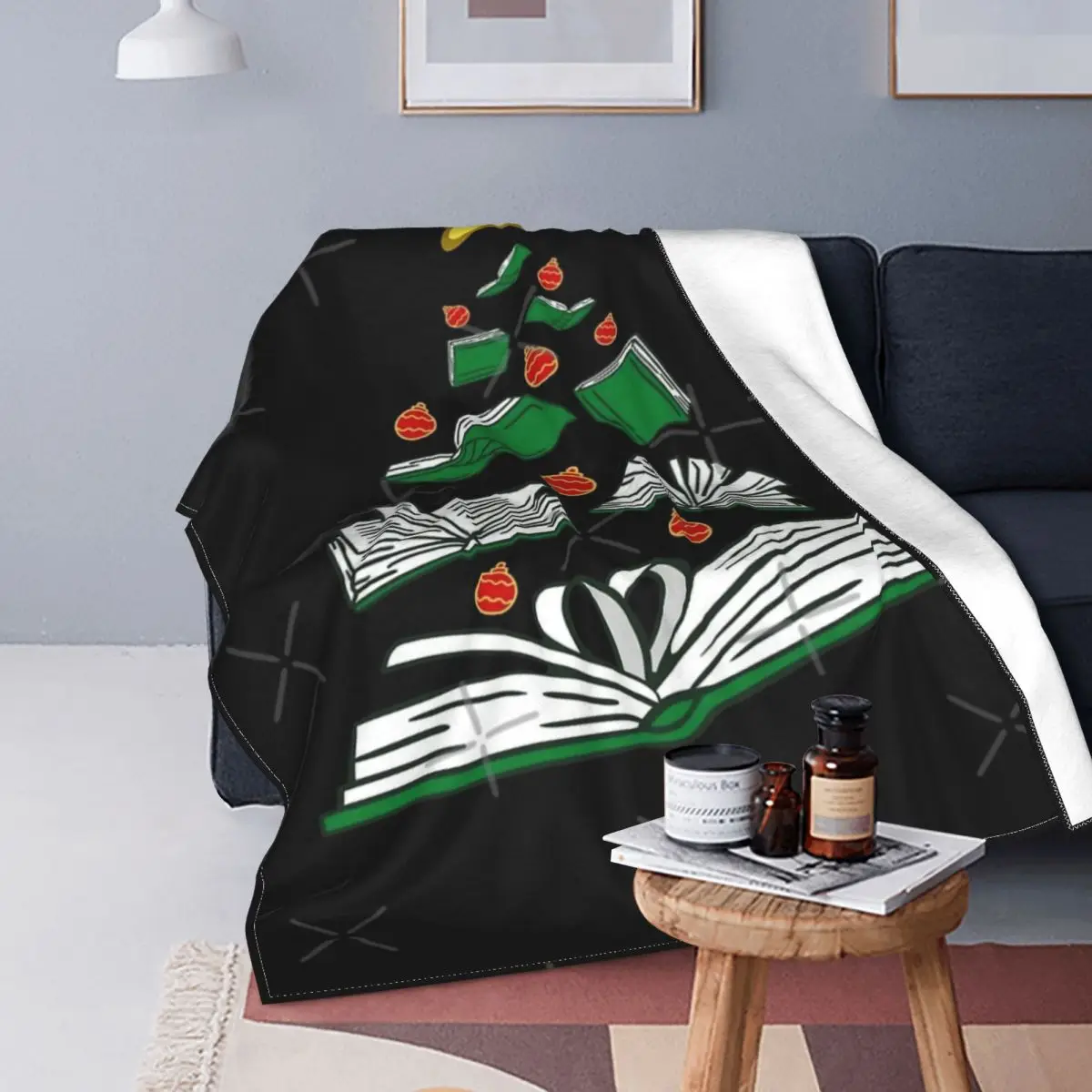 Bookish-Manta de algodón con estampado de árbol de Navidad Iii, colcha a cuadros para cama, toalla de lino para playa, Picnic
Bookish-Manta de algodón con estampado de árbol de Navidad Iii, colcha a cuadros para cama, toalla de lino para playa, Picnic