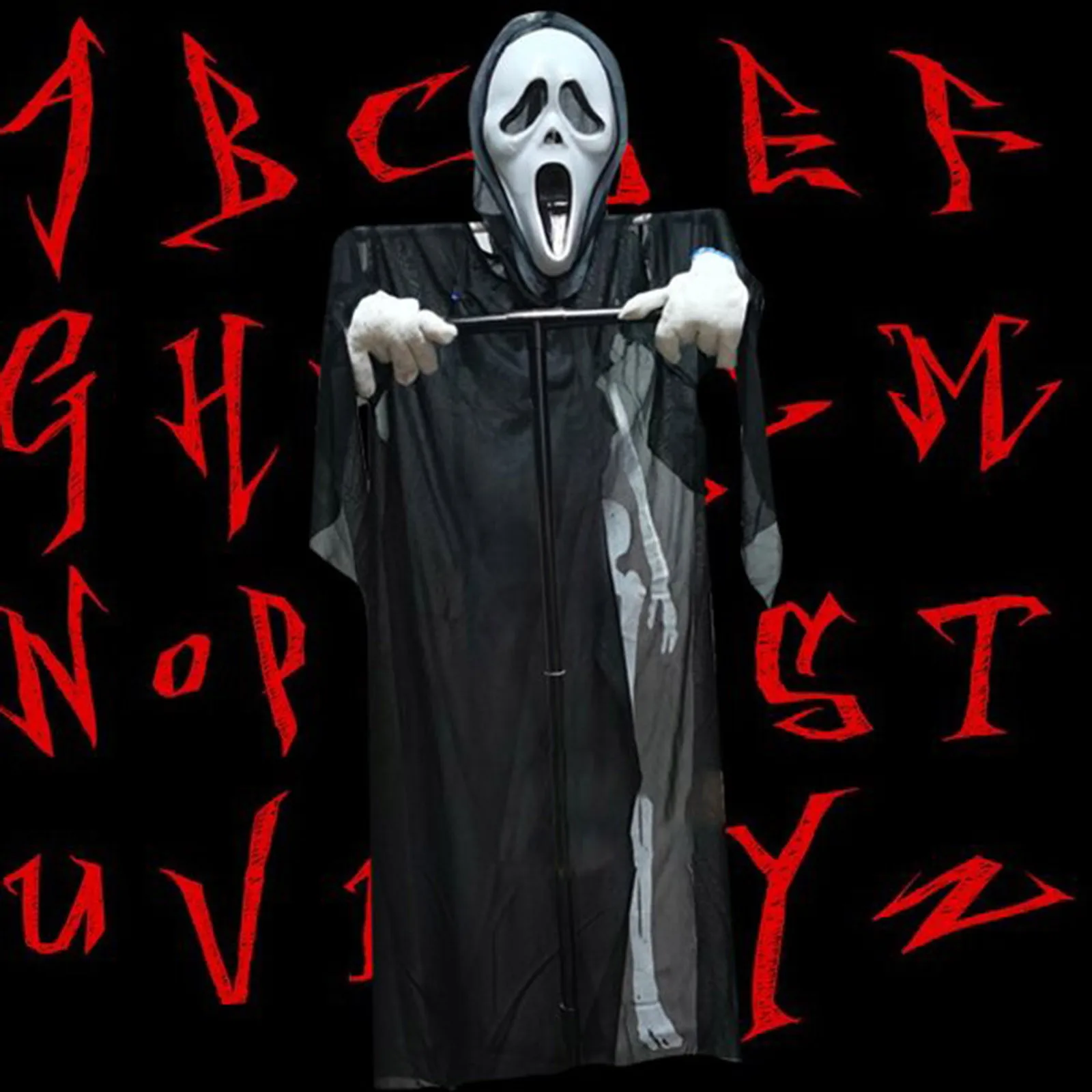 2021 Halloween Ghostface Scarecrow Scary Hanging Ghostface Scarecrow Unique Creative Decoration Novelty Tricks Horro
2021 Halloween Ghostface Scarecrow Scary Hanging Ghostface Scarecrow Unique Creative Decoration Novelty Tricks Horro