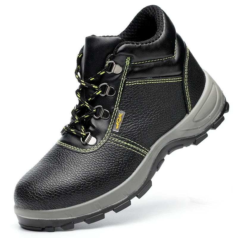 China factory High top Leather injection Pu polyurethane solid soled Steel toe Waterproof Work Safety Shoes Boots
China factory High top Leather injection Pu polyurethane solid soled Steel toe Waterproof Work Safety Shoes Boots