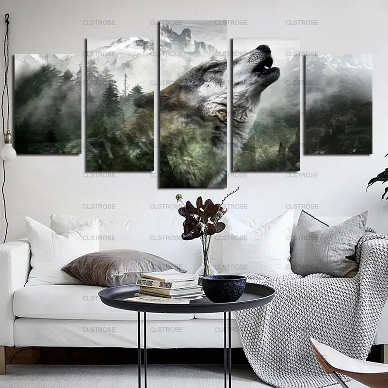 The Shape of a Wolf Made of Woods Poster Decorative Painting Animal Home Bedroom Living Room Irregular Canvas Painting
The Shape of a Wolf Made of Woods Poster Decorative Painting Animal Home Bedroom Living Room Irregular Canvas Painting