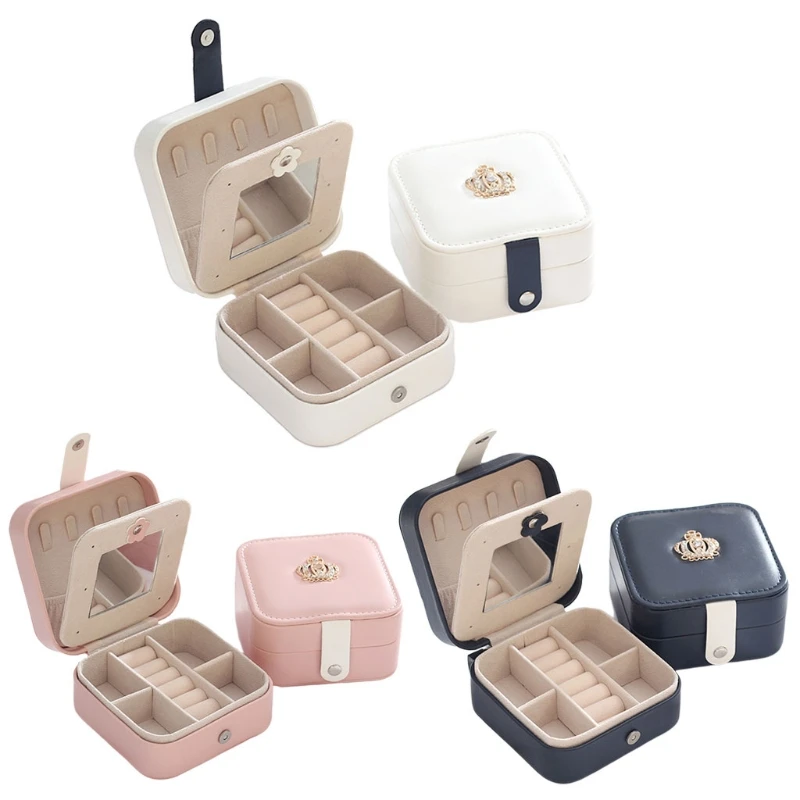 Portable Travel Leather Jewelry Organizer Display Earrings Rings Necklace Storage Case Jewellery Box for Women Girls Gifts
Portable Travel Leather Jewelry Organizer Display Earrings Rings Necklace Storage Case Jewellery Box for Women Girls Gifts