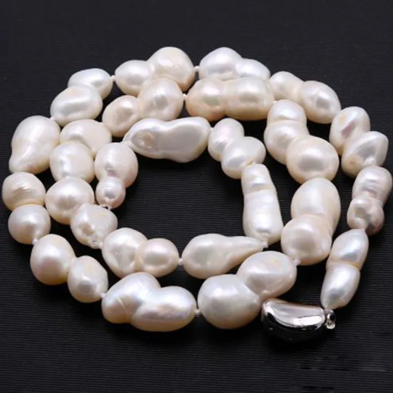 Fine Baroque Necklaces For Women White Gourd shaped Baroque Pearl Natural Unique Freshwater Pearl Necklace 18 inches
Fine Baroque Necklaces For Women White Gourd shaped Baroque Pearl Natural Unique Freshwater Pearl Necklace 18 inches