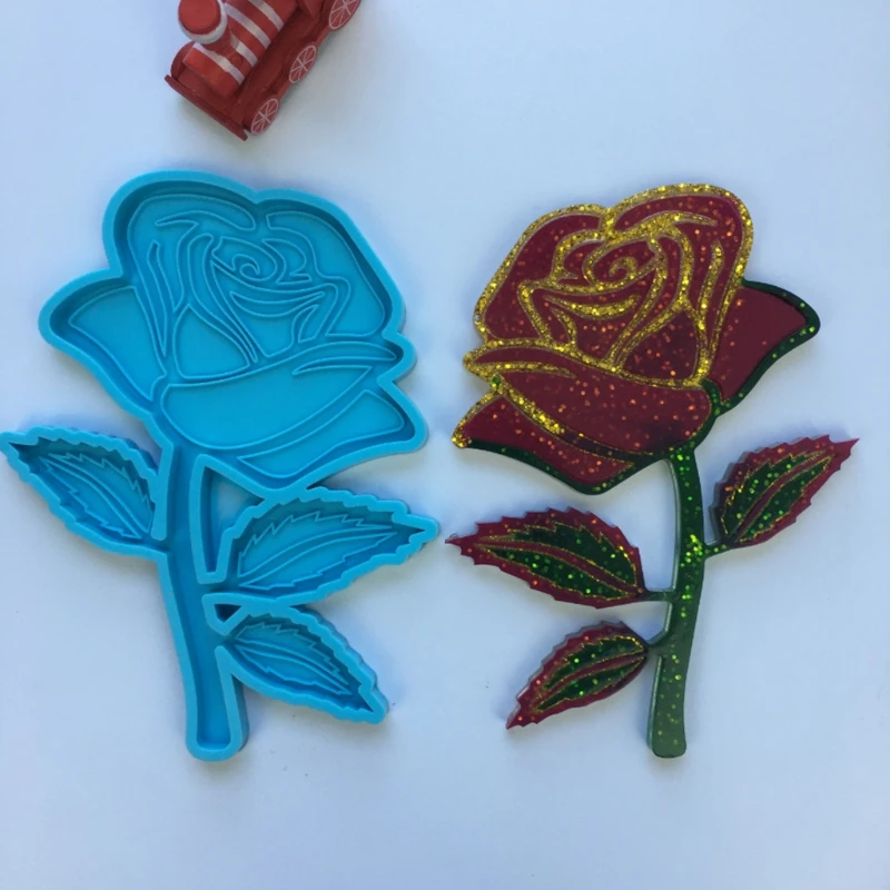 N0HE Epoxy Resin Mold Rose Flower Decorations Silicone Mould DIY Crafts Ornament Casting Tool
N0HE Epoxy Resin Mold Rose Flower Decorations Silicone Mould DIY Crafts Ornament Casting Tool