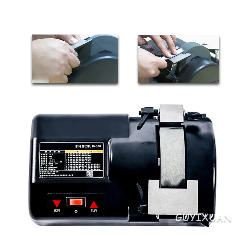 H4500 /5-inch water-cooled low-speed knife sharpener/household grinder multi-function hotel/restaurant knife sharpener
H4500 /5-inch water-cooled low-speed knife sharpener/household grinder multi-function hotel/restaurant knife sharpener