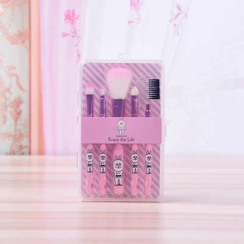 5pcs cute pink hello cartoon animal makeup brushes set protable travel foundation blush eyeshadow eyeliner eyebrow beauty kit
5pcs cute pink hello cartoon animal makeup brushes set protable travel foundation blush eyeshadow eyeliner eyebrow beauty kit