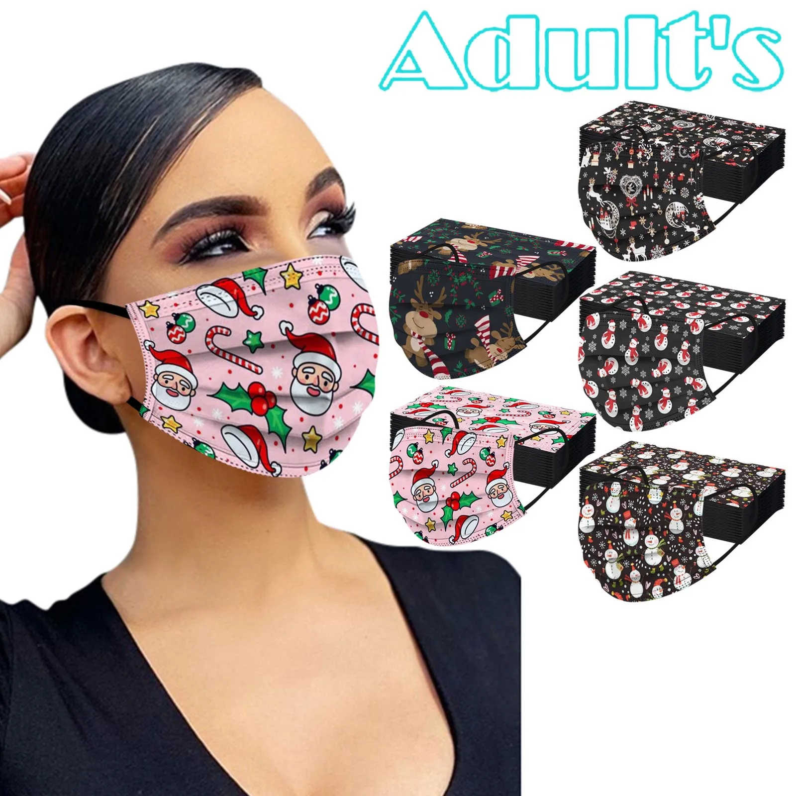 50 шт., одноразовые нетканые маски для взрослых
50 шт., одноразовые нетканые маски для взрослых